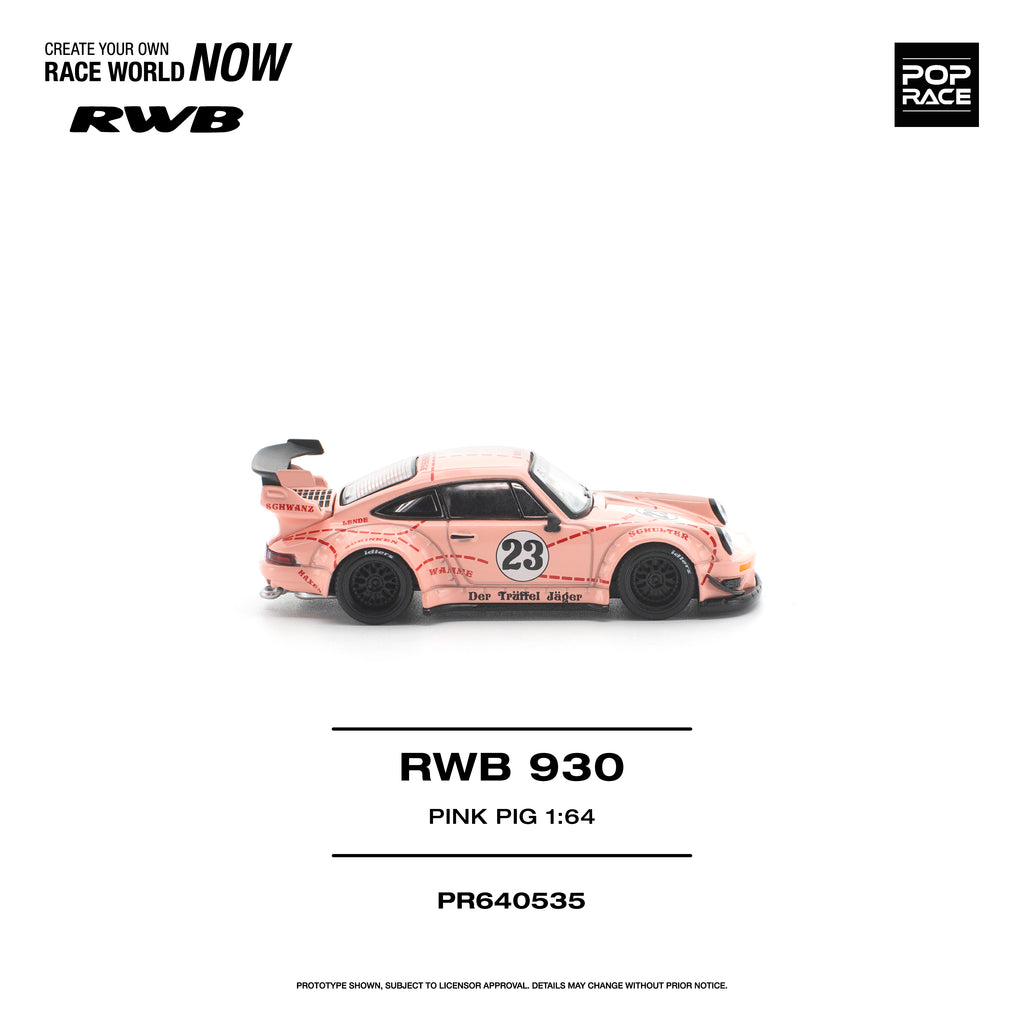POP Race 1/64 RWB 930 "Pink Pig" Pre Order