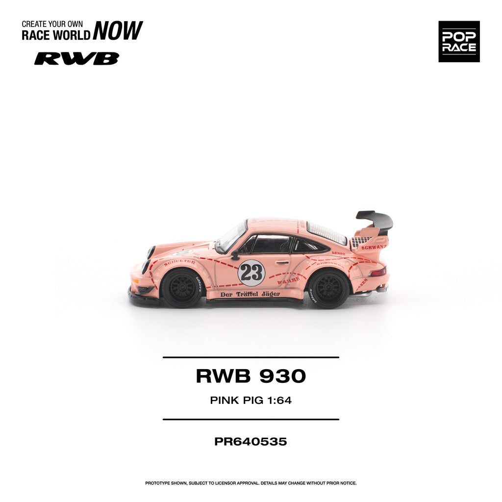 POP Race 1/64 RWB 930 "Pink Pig" Pre Order