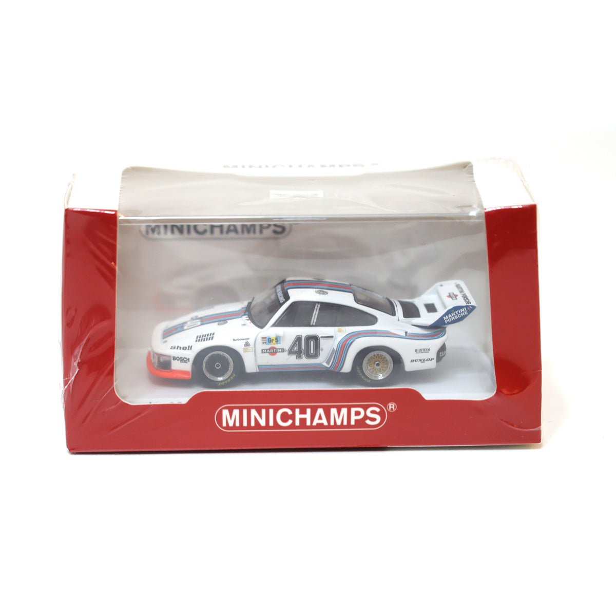 Minichamps Porsche 935/19 Martini 2018 1:64 — Exclusivité Taiwan 7-Eleven