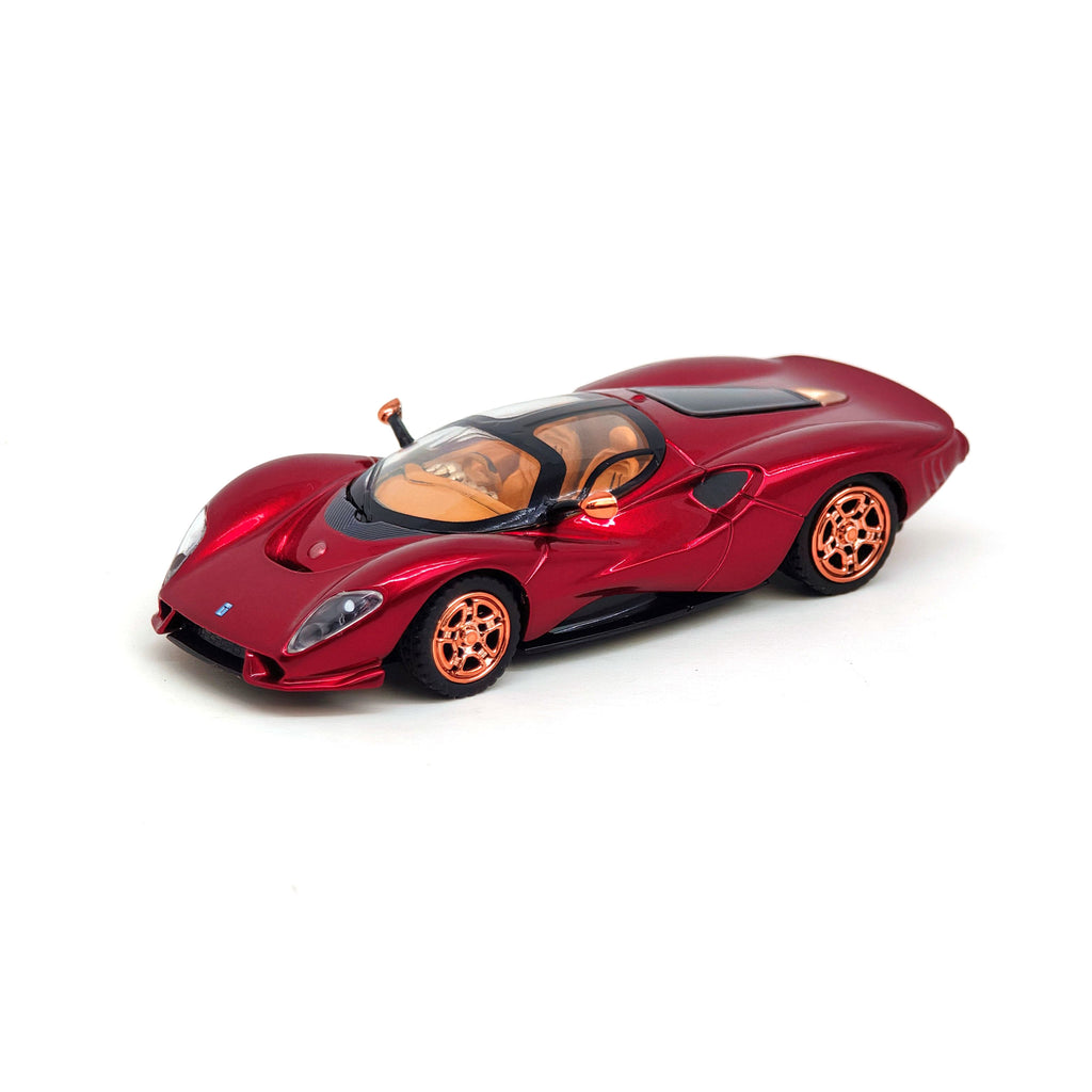 Peako Model 1/64 De Tomaso P72 Diecast Scale Model – Red Metallic (Pre-Order)