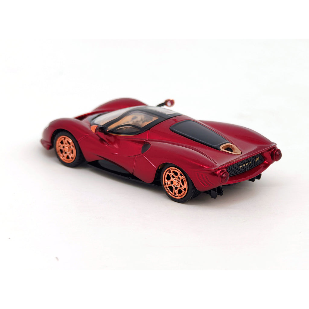 Peako Model 1/64 De Tomaso P72 Diecast Scale Model – Red Metallic (Pre-Order)