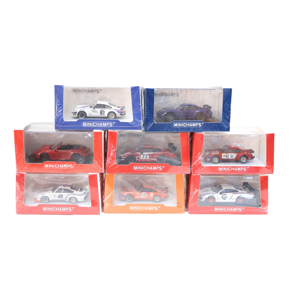 Minichamps Taiwan 7-Eleven Exclusivité 1:64 Lot Complet (5 Modèles) — Neuf