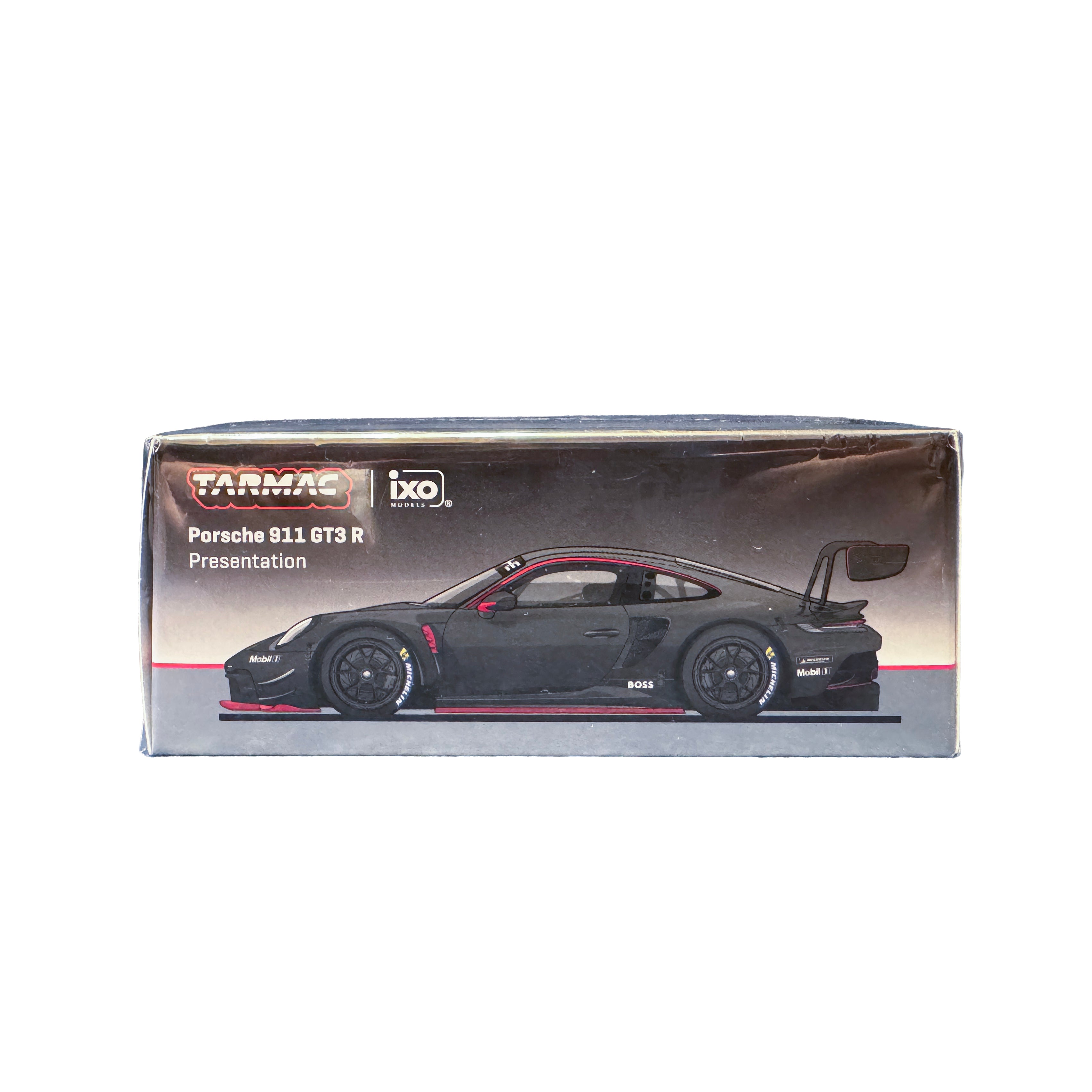 Tarmac Works Porsche 911 GT3 R Présentation Noir 1:64 — Exclusivité Taiwan 7-Eleven