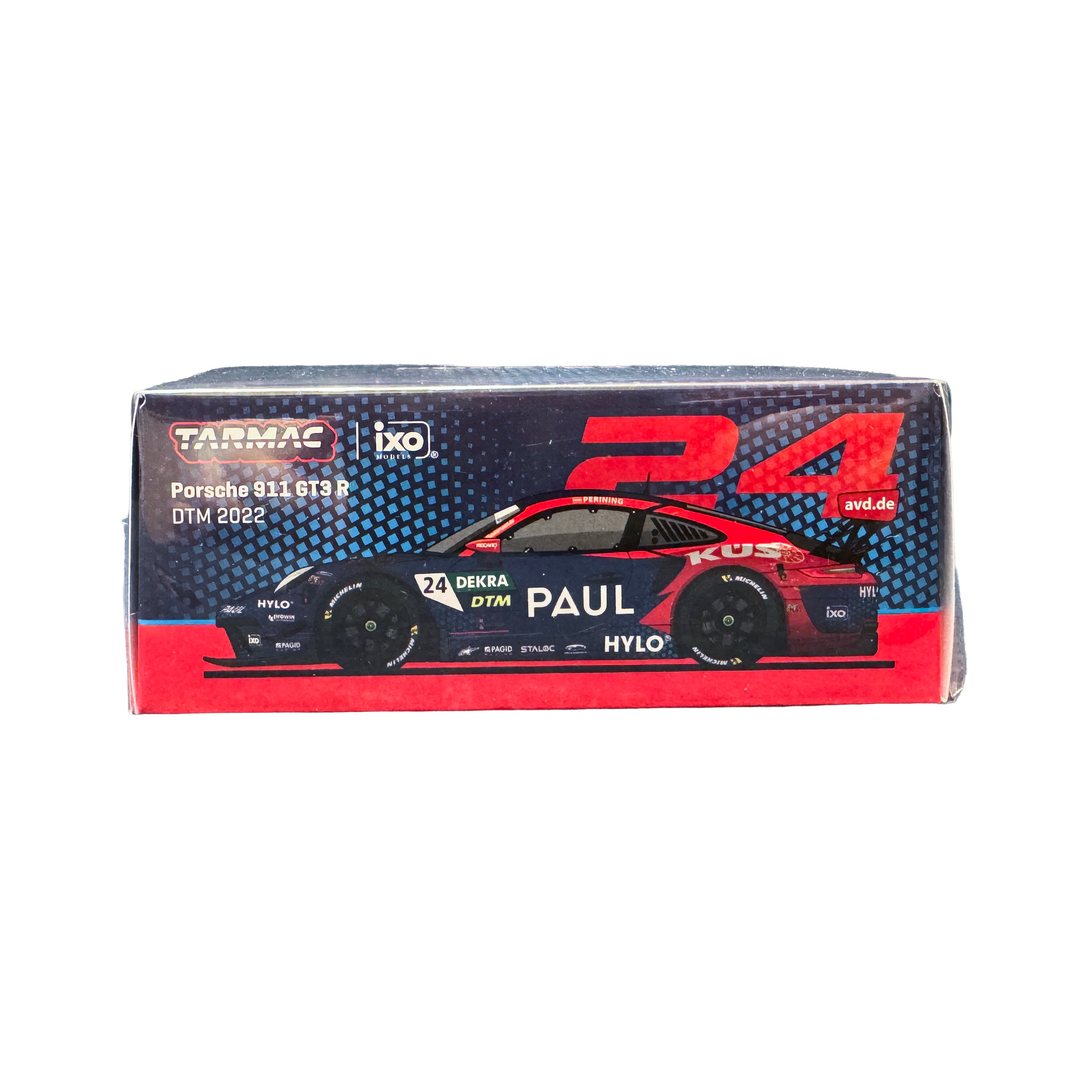 Tarmac Works Porsche 911 GT3 Dekra GT DTM 2022 Paul 1:64 — Exclusivité Taiwan 7-Eleven