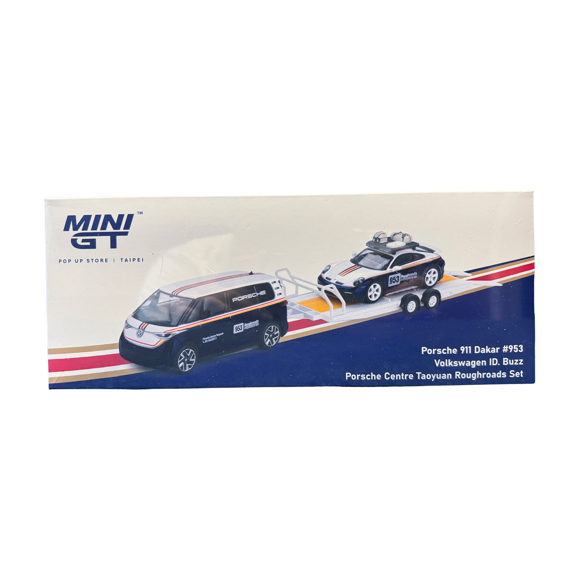 Mini GT Porsche Centre Taoyuan x Roughroads Set #953 — Exclusivité du magasin éphémère de Taïwan
