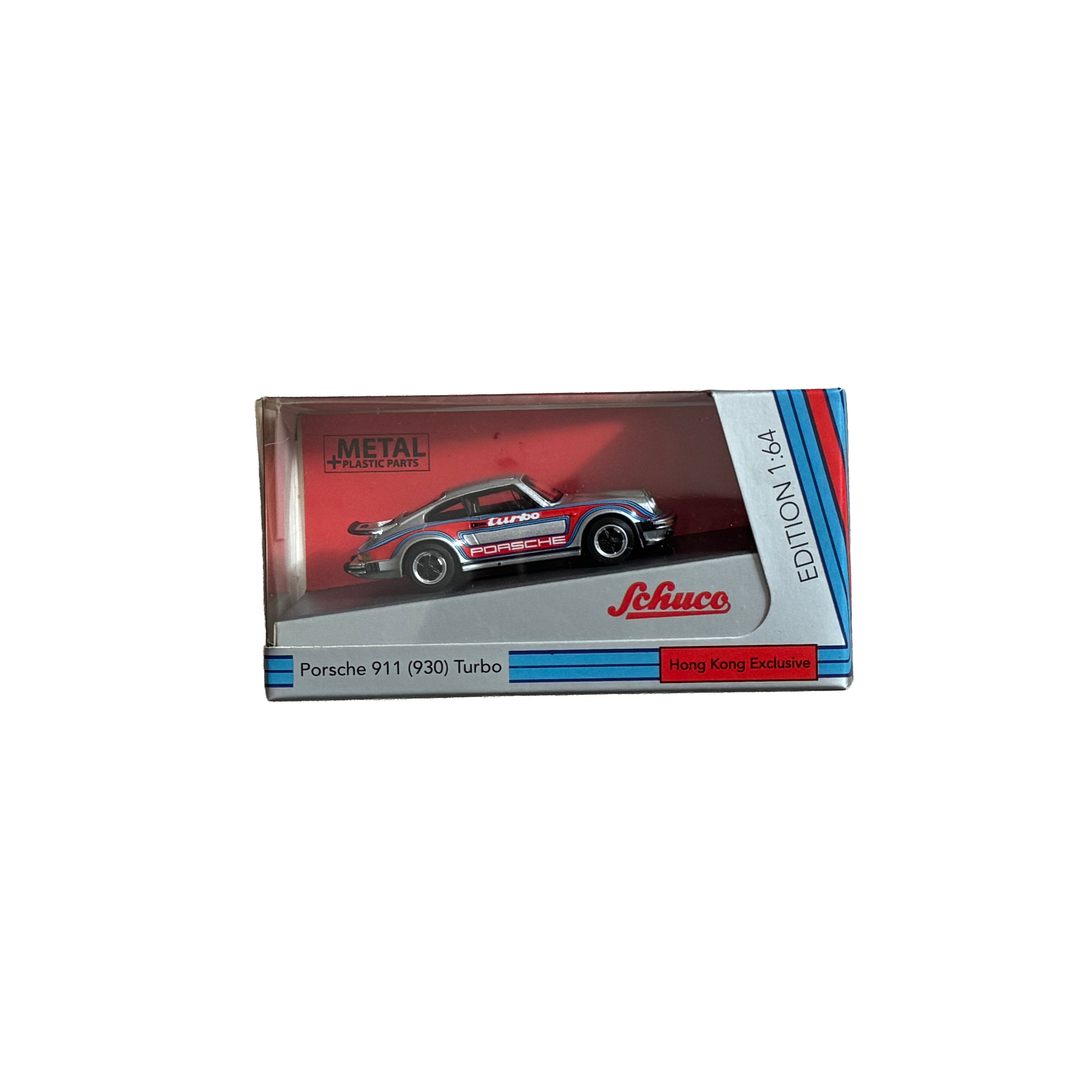 Schuco x TheToysmart 1/64 Porsche 911 (930) Martini — Hong Kong Special Edition