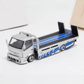 TimeMicro 1:64 H300 Flatbed Transport Trailer Blue Silver Livery Limited Edition 999