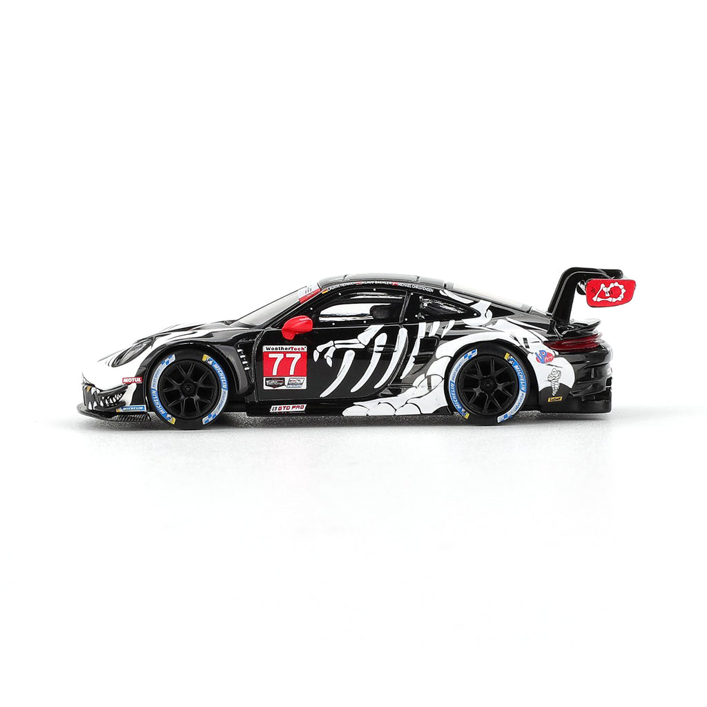 Mini GT 1:64 Porsche 911 GT3 R #77 AO Racing 2025 IMSA Petit Le Mans #1143