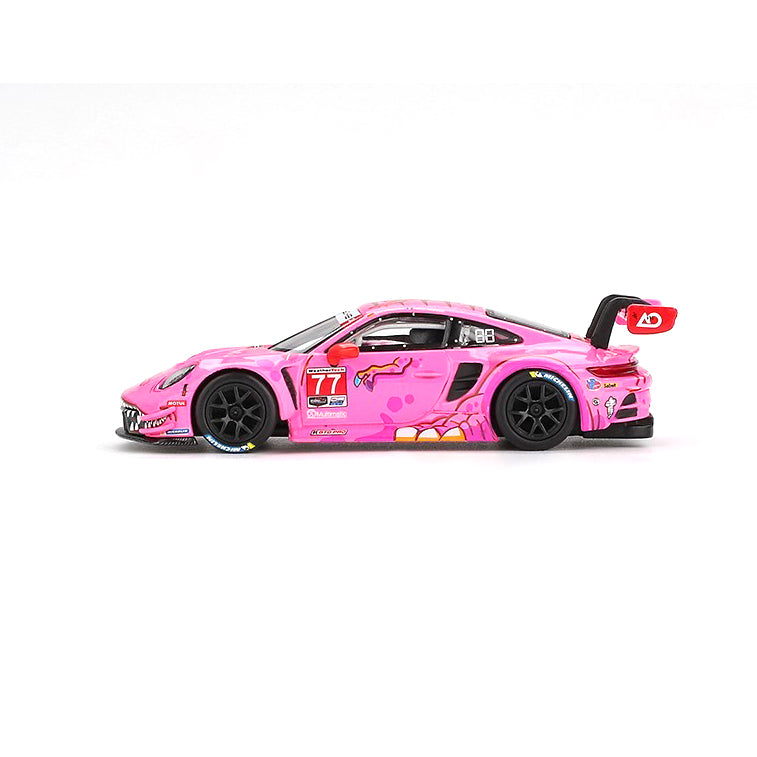Mini GT 1:64 Porsche 911 GT3 R #77 AO Racing 2024 IMSA Road America #1052